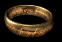 Anillo único dorado